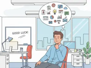 Gambar Karyawan Resign Kerja - mikir
