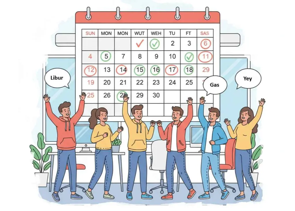 Kalender 2026 Lengkap dengan Tanggal Merah dan Cuti Bersama