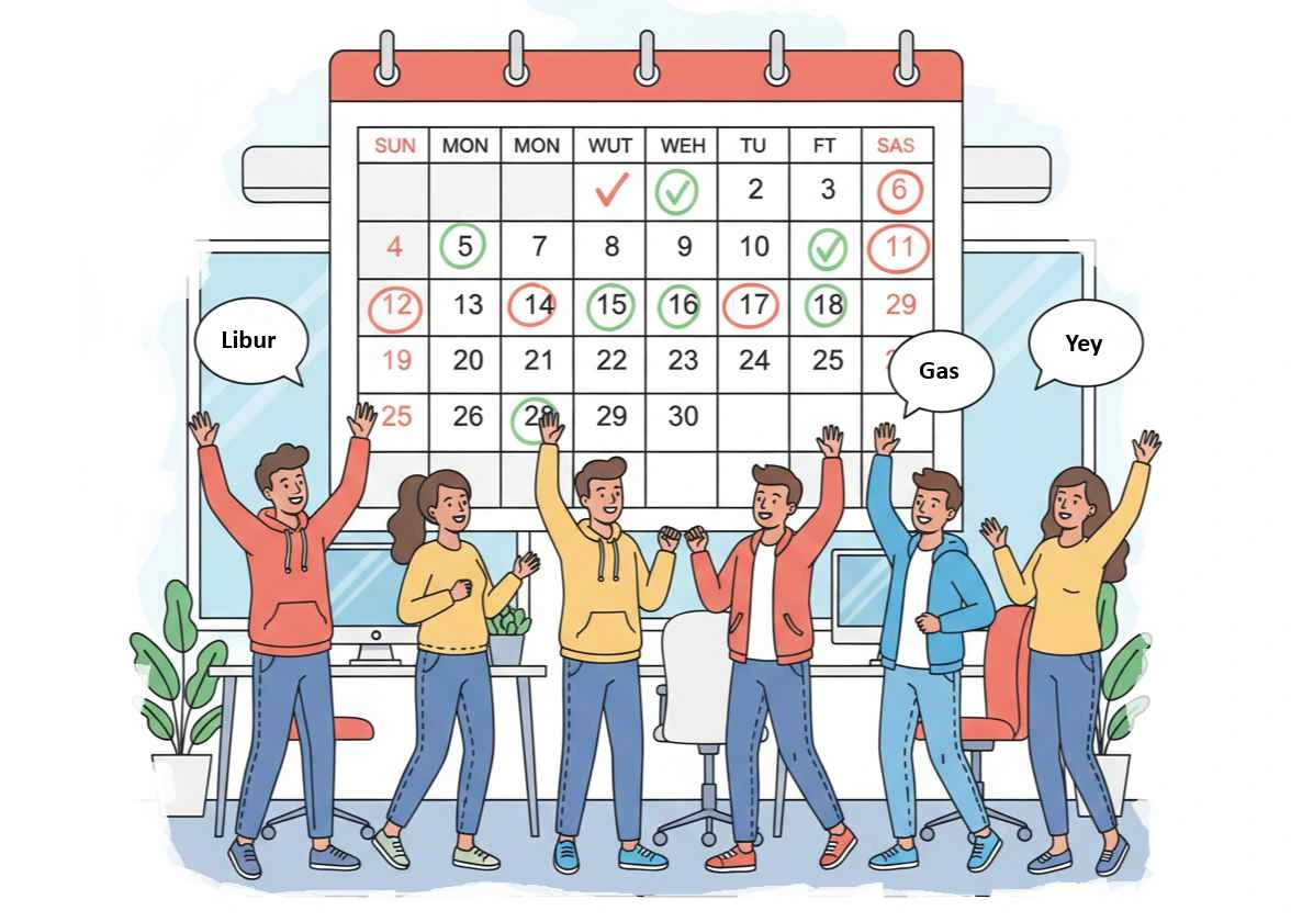 Kalender 2026 Lengkap dengan Tanggal Merah dan Cuti Bersama